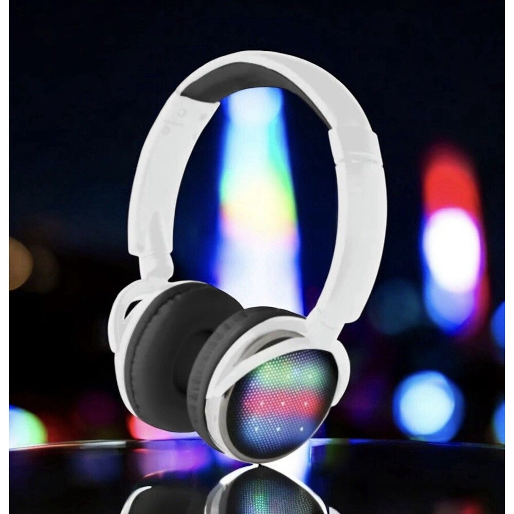 Bluetooth Wireless Headphones Flashing Light-up Colors Sasa